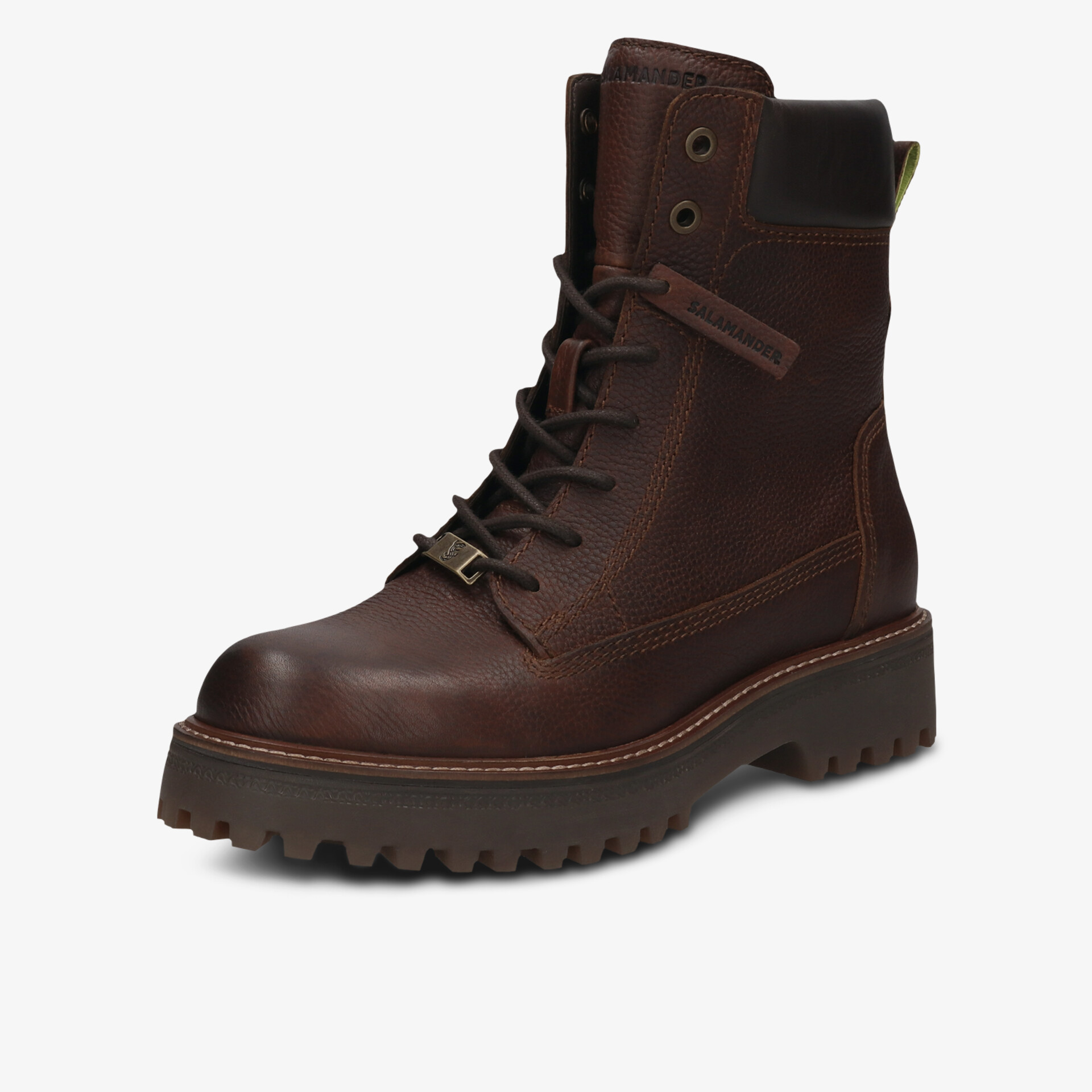 SALAMANDER Damen Schnürstiefeletten braun