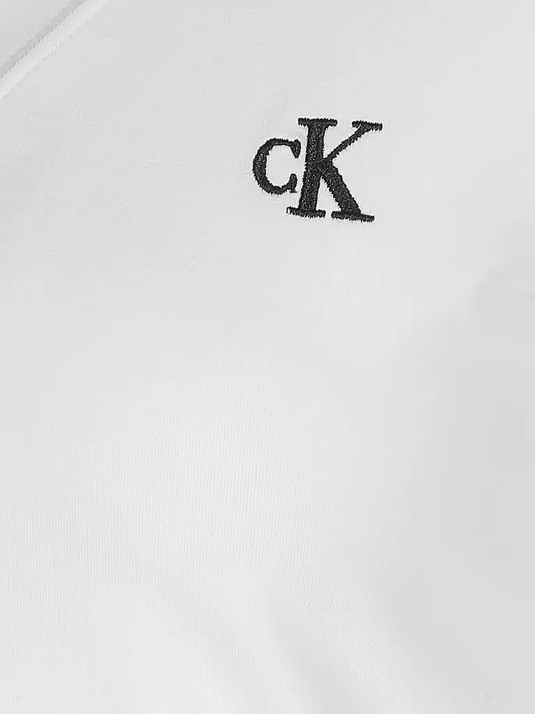 CALVIN KLEIN JEANS T-Shirt Slim Fit  weiss