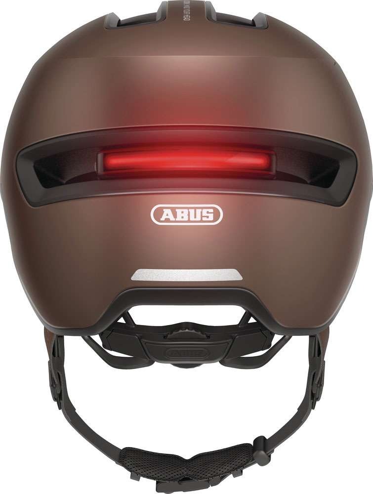 ABUS HUD-Y cykelhjelm LED Metallic Copper