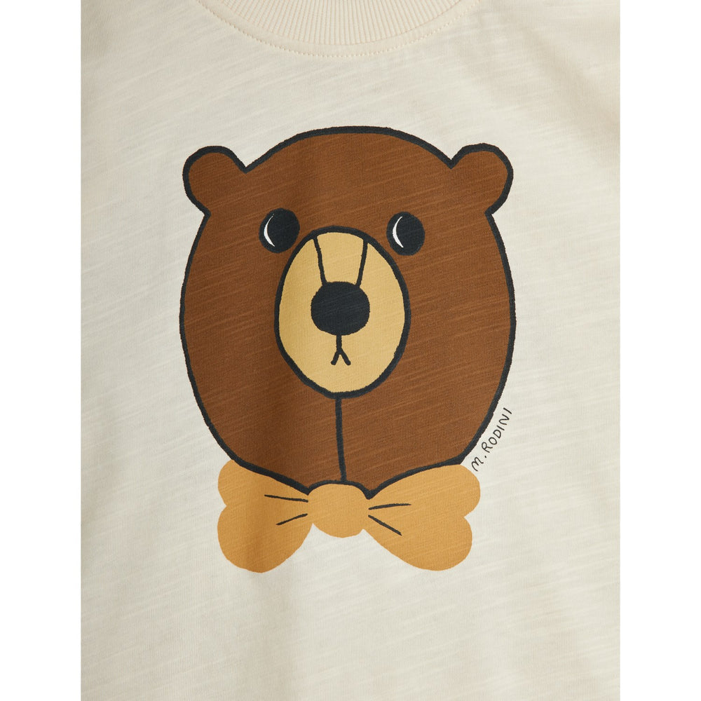 Køb Mini Rodini Offwhite Bjørn Sp Ss Tee