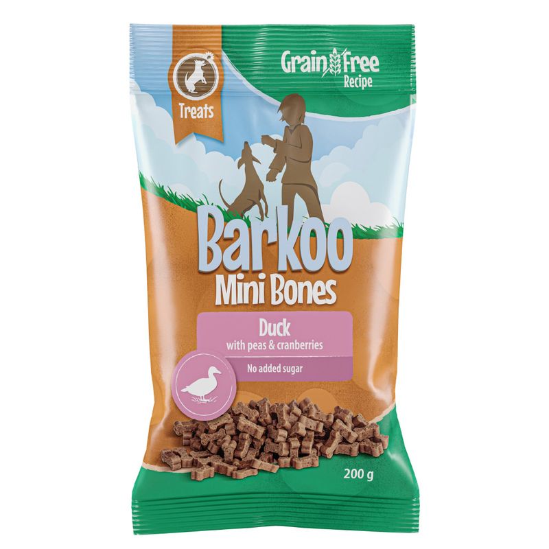 Barkoo Mini Bones (semi-humide) 200 g - SANS CÉRÉALES