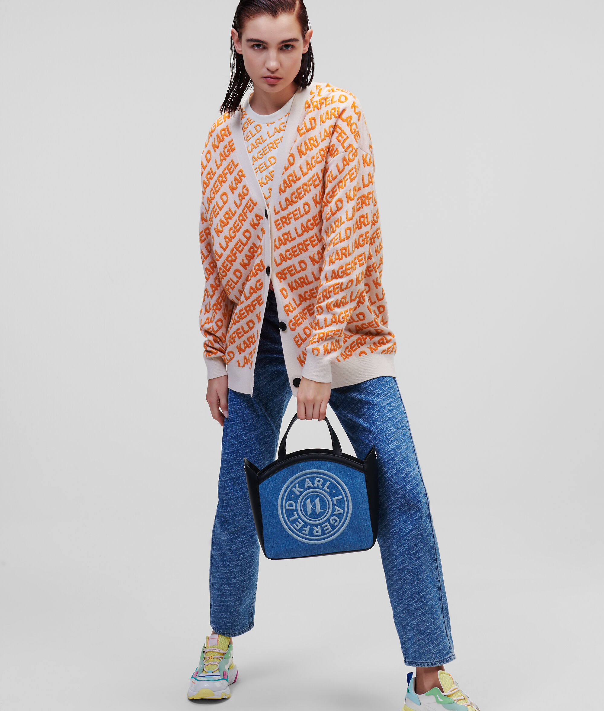 CARDIGAN AVEC LOGO KARL