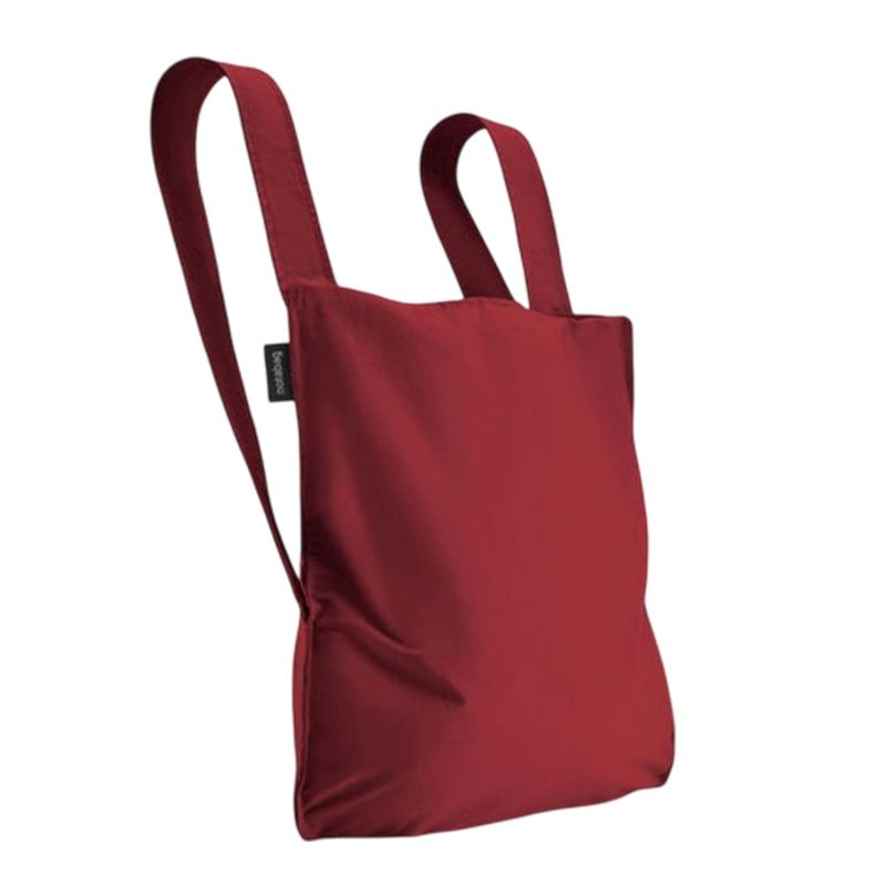 Sac shopping pliable avec pochette 65 cm Wine Red