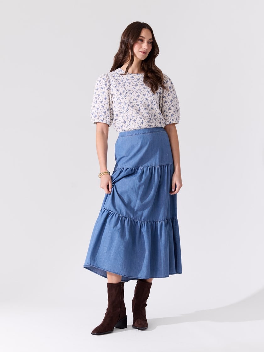 Linette topp Marshmallow