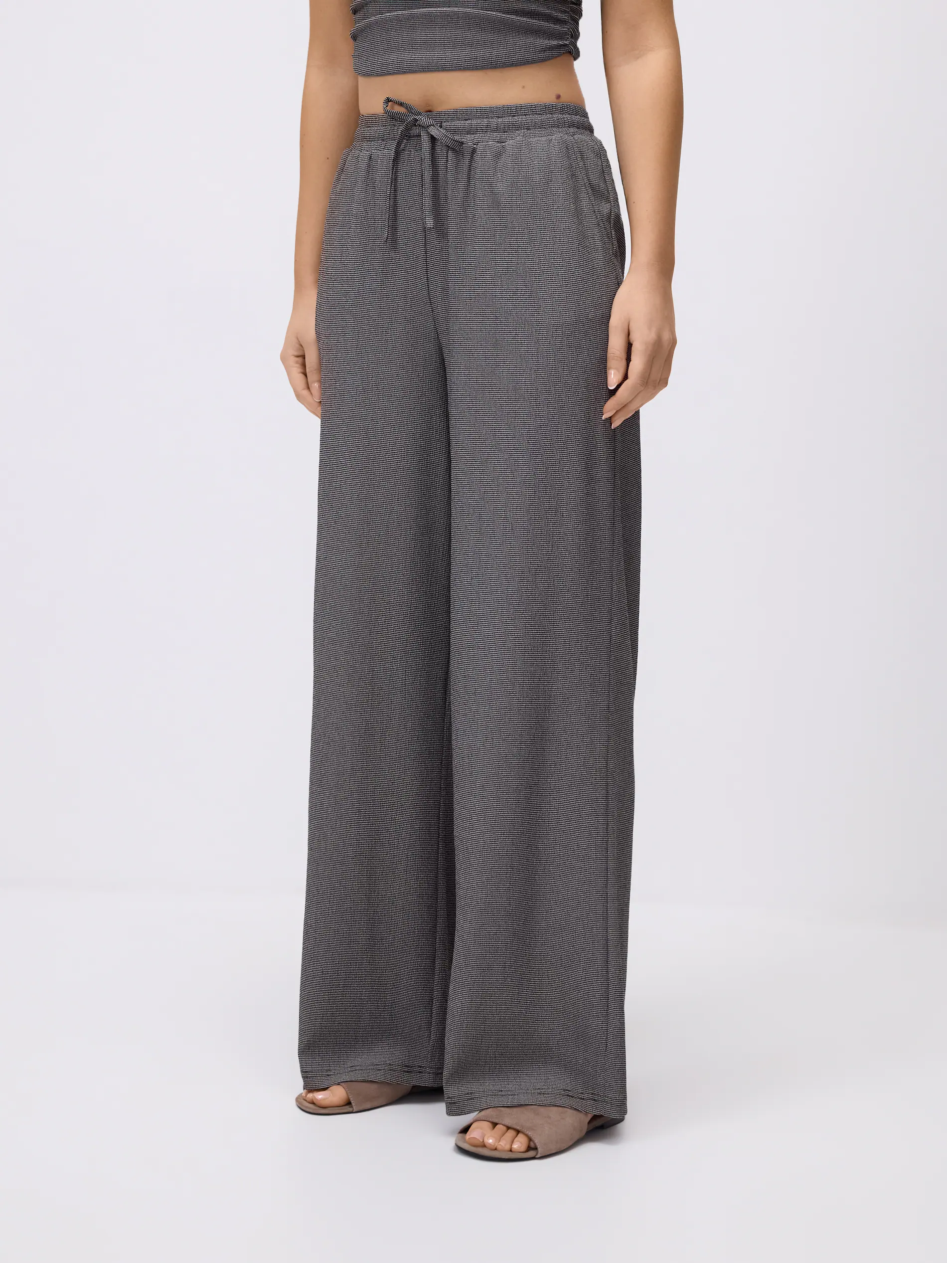 Hose aus strukturiertem Jersey