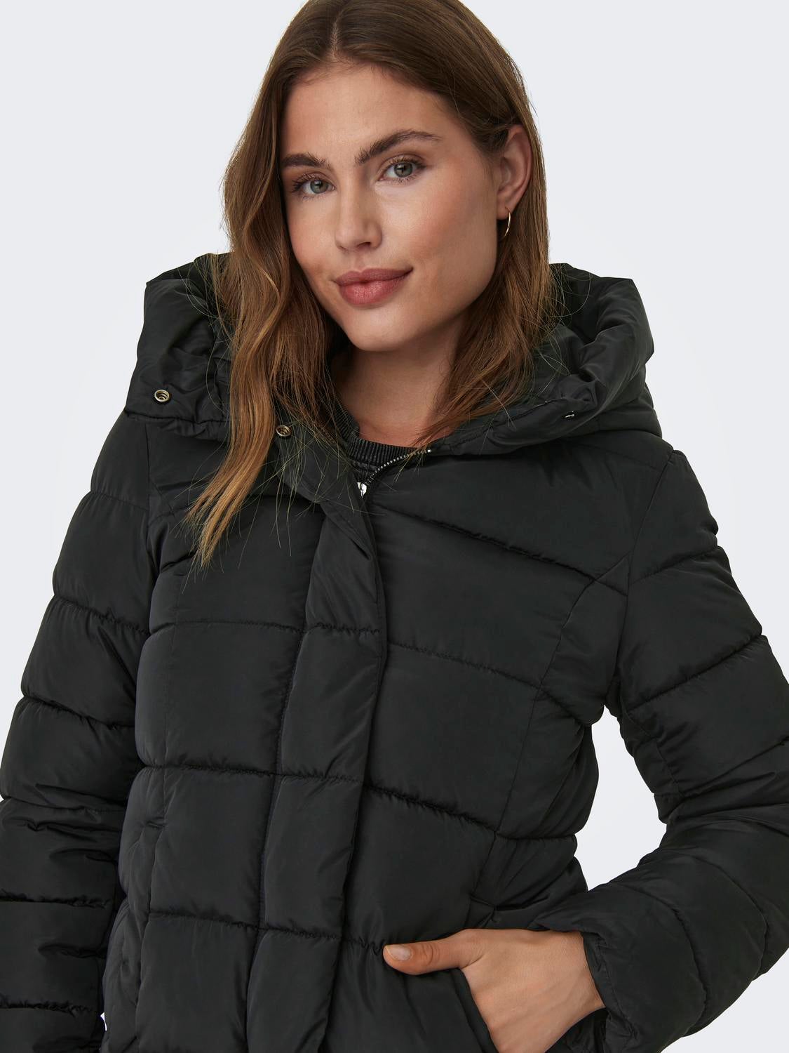 ONLLINA Steppmantel Black