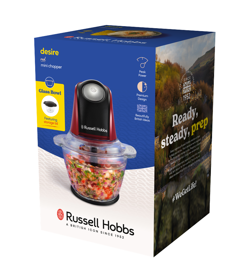 Russell Hobbs - Desire minihakker - Rød - 500 ml