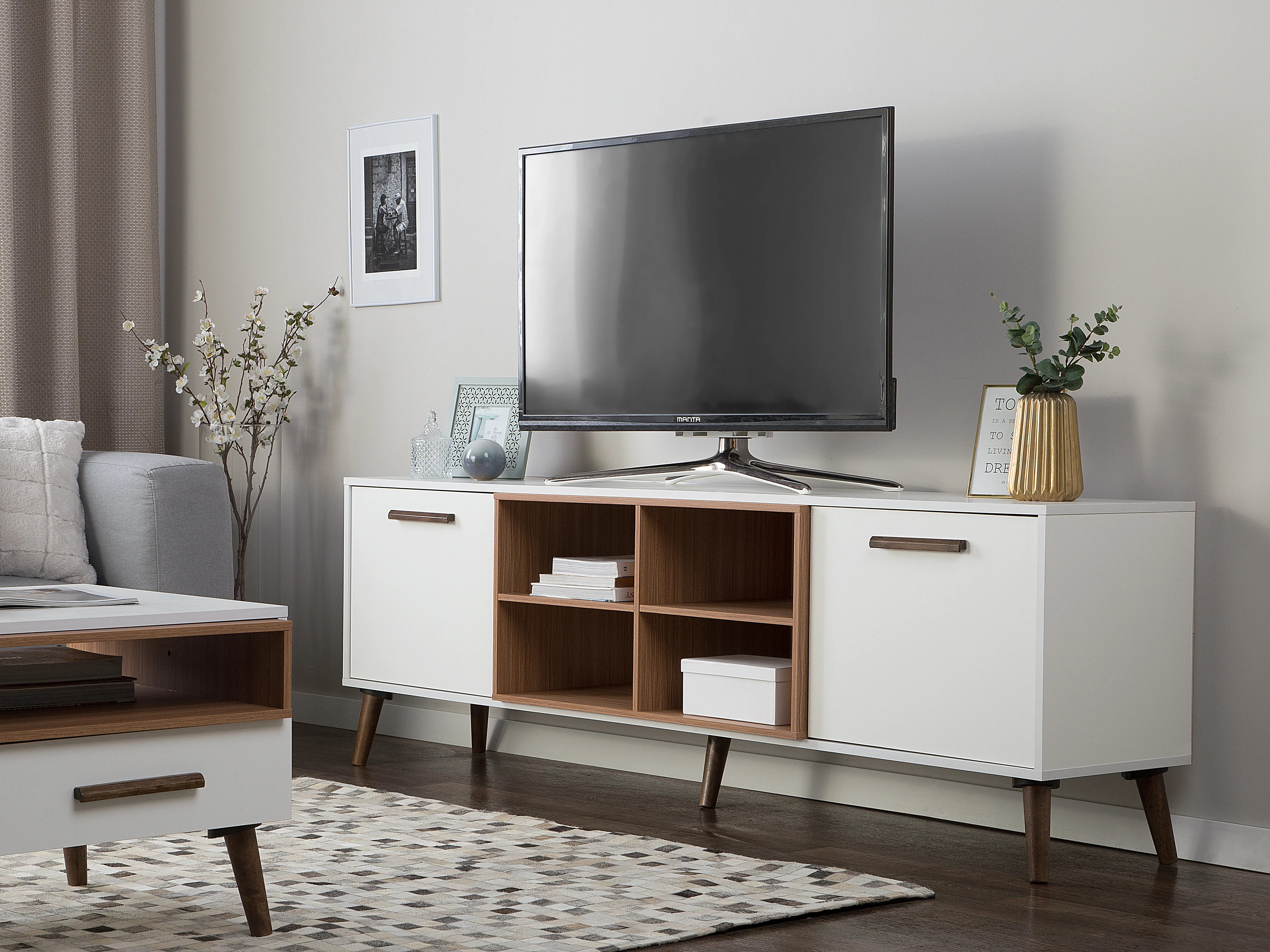 TV-meubel ALLOA Wit