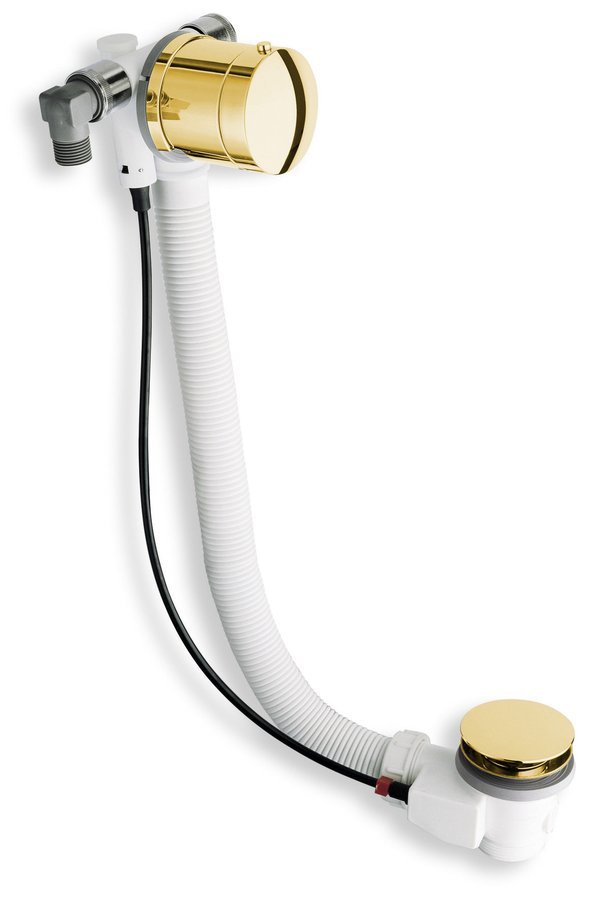 Polysan badafvoer met vulfunctie 57.5cm goud