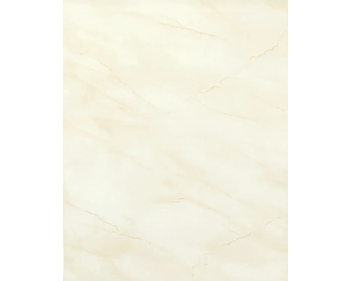 Kunststof paneelelement, marmerbeige, 2600 x 375 x 8 mm