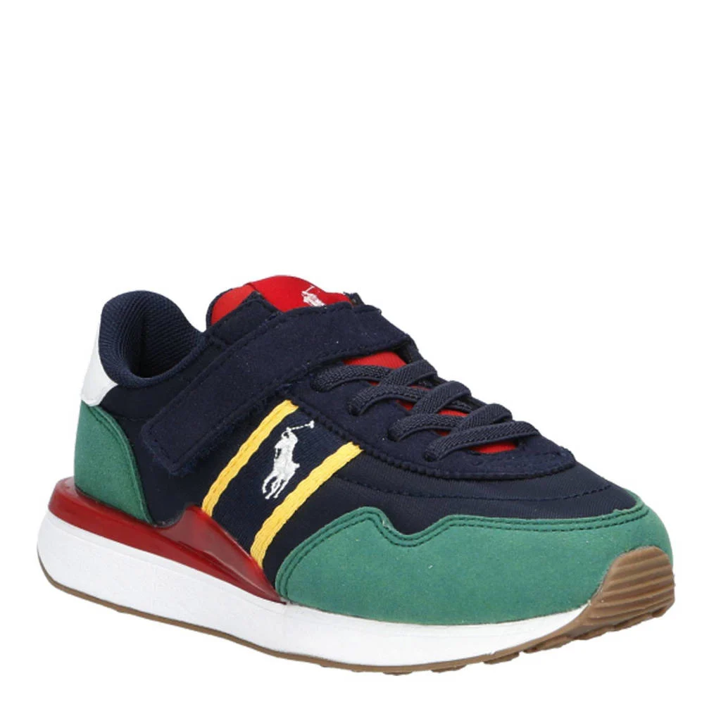 Ralph Lauren Train 89 Sport PS Kleuter sneakers donkerblauw/groen