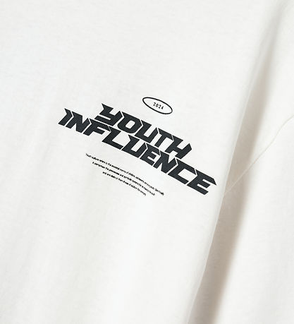 LMDT T-shirt - NlmKouth - White Alyssum/Raven