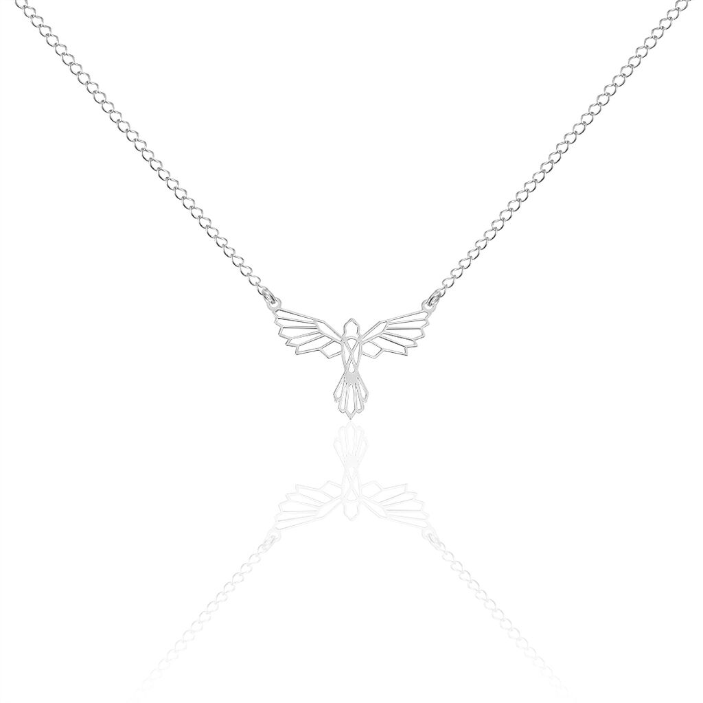 Collier Sevinc Argent Blanc