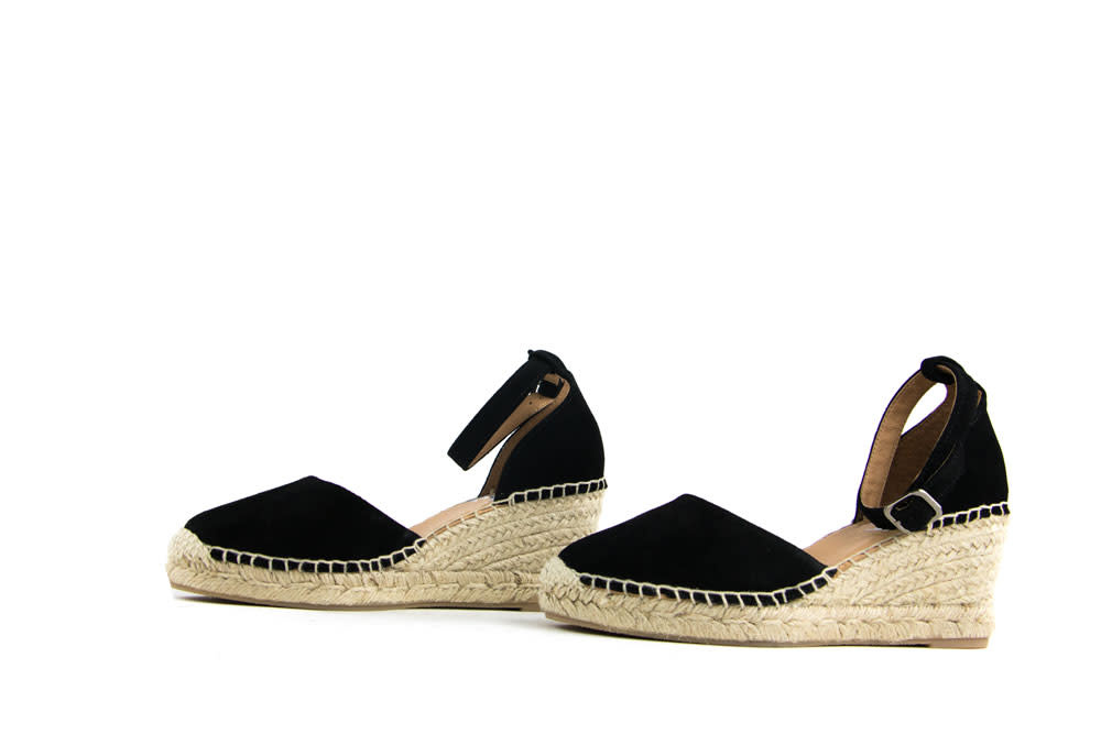 Via Vai Espadrilles Flora Braid Sierra Nero