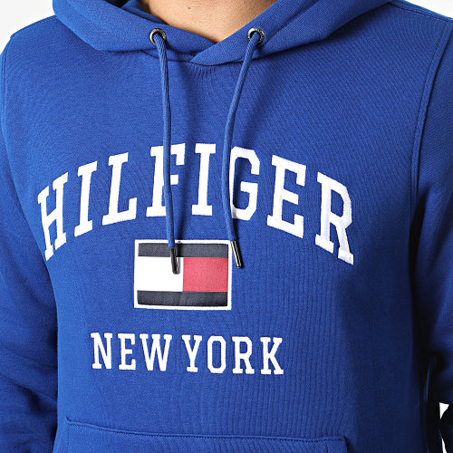 Sweat Capuche Modern Varsity 8173 Bleu Roi