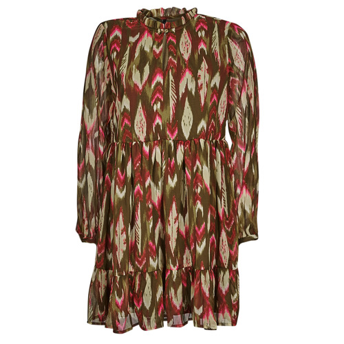 Only - ONLPAM LIFE L/S HIGHNECK DRESS PTM - Marron