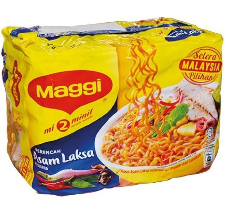 Maggi Instant Noedels Asam Laksa smaak 5x78g
