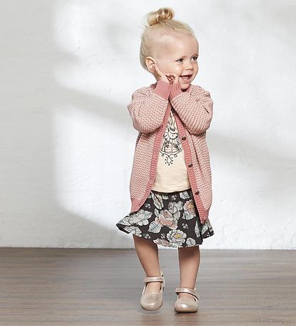 En Fant T-Shirt - Lys Persken m. Kaninchen