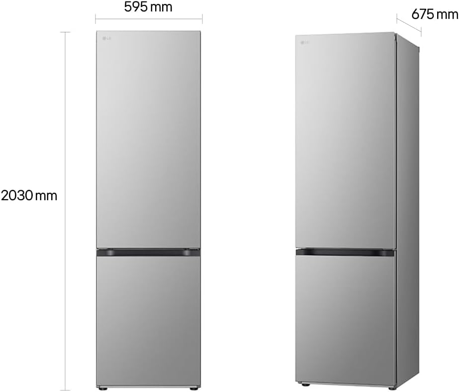 LG GBV3200CPY Kühl- / Gefrierkombination | 387 Liter Kapazität | Total No Frost | Door Cooling | Linear Cooling | Multi- Airflow Umluftkühlung