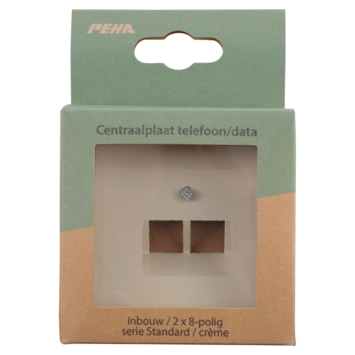 Peha Standard Centraalplaat UTP crème