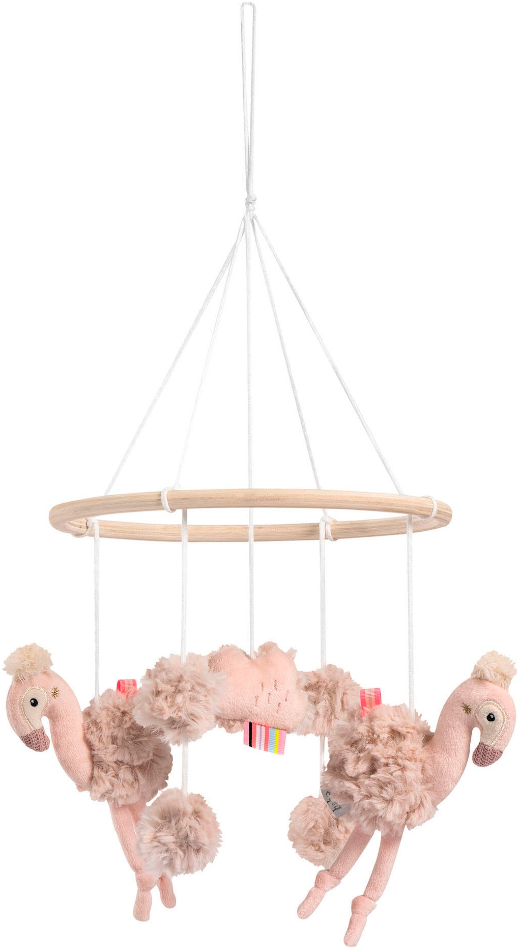 Fehn Mobile »Lazy, Crazy & Pink, Holz-Mobile Flamingo«