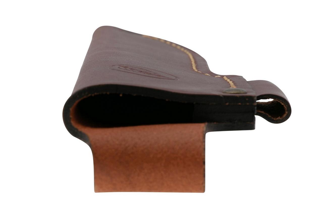 Casström No. 14 Sheath 13041 Cognac, foedraal with Fire Steel Holder