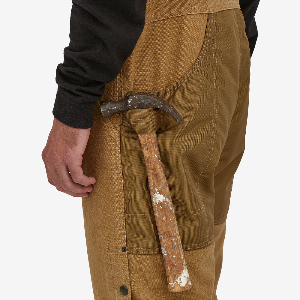 Iron Forge Herren-Latzhose aus Hanf-Canvas mit Isolierung – Normalgröße