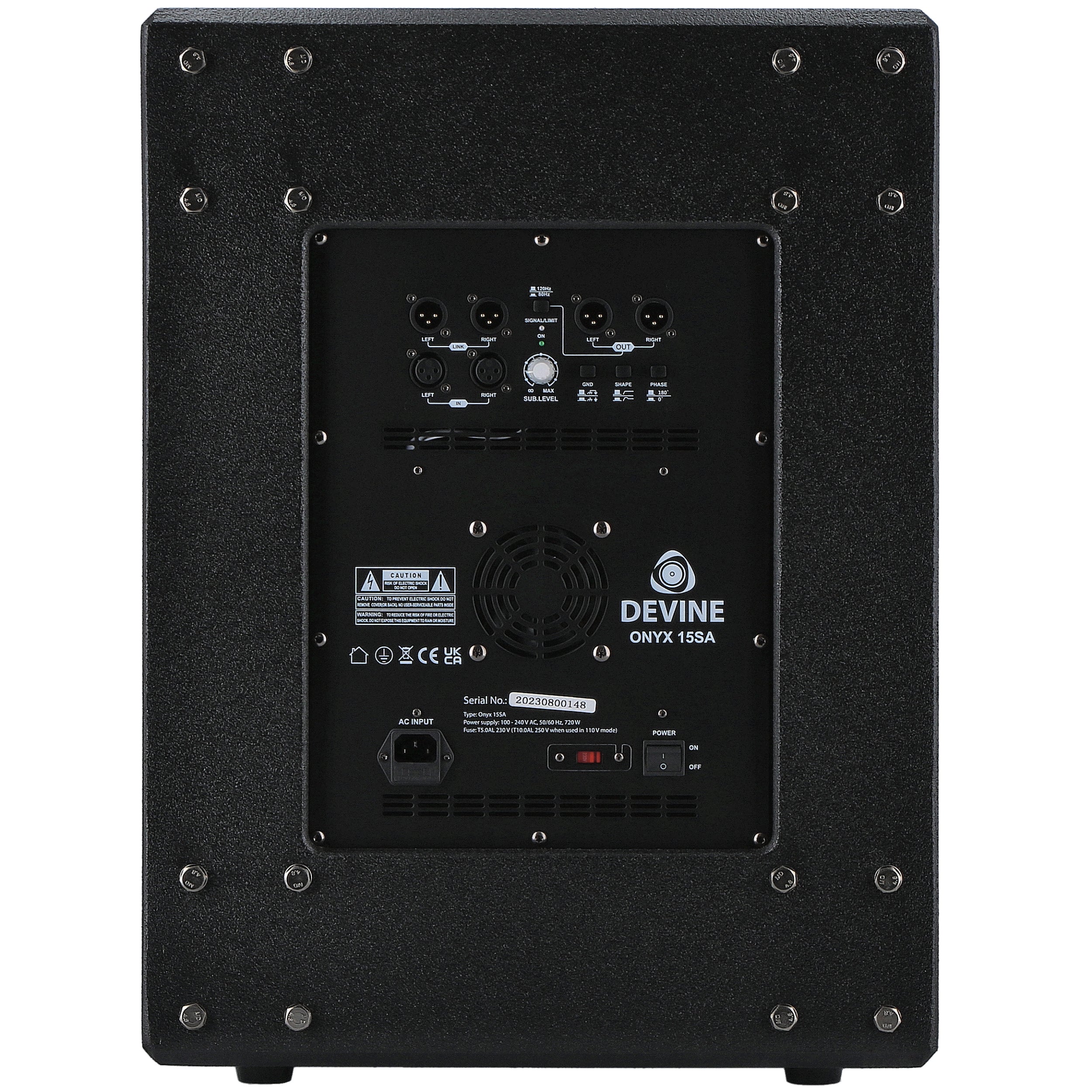 Devine Onyx 15SA 15 inch actieve subwoofer