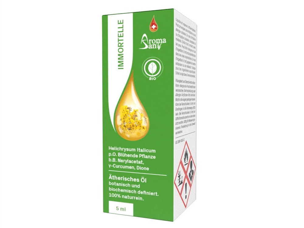 Aromasan Immortelle<br>5 ml, Ätherisches Öl, in Schachtel Bio