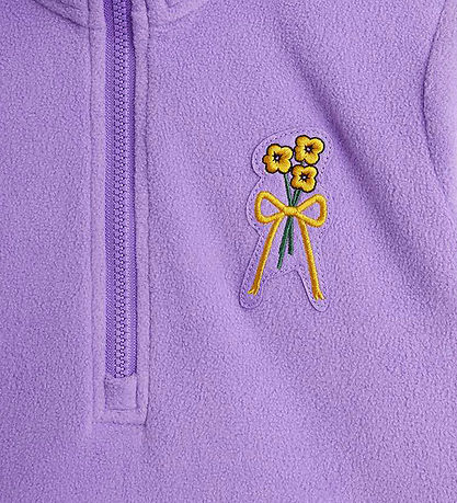 Mini Rodini Fleecetr?je - Winter Flowers - Lilla
