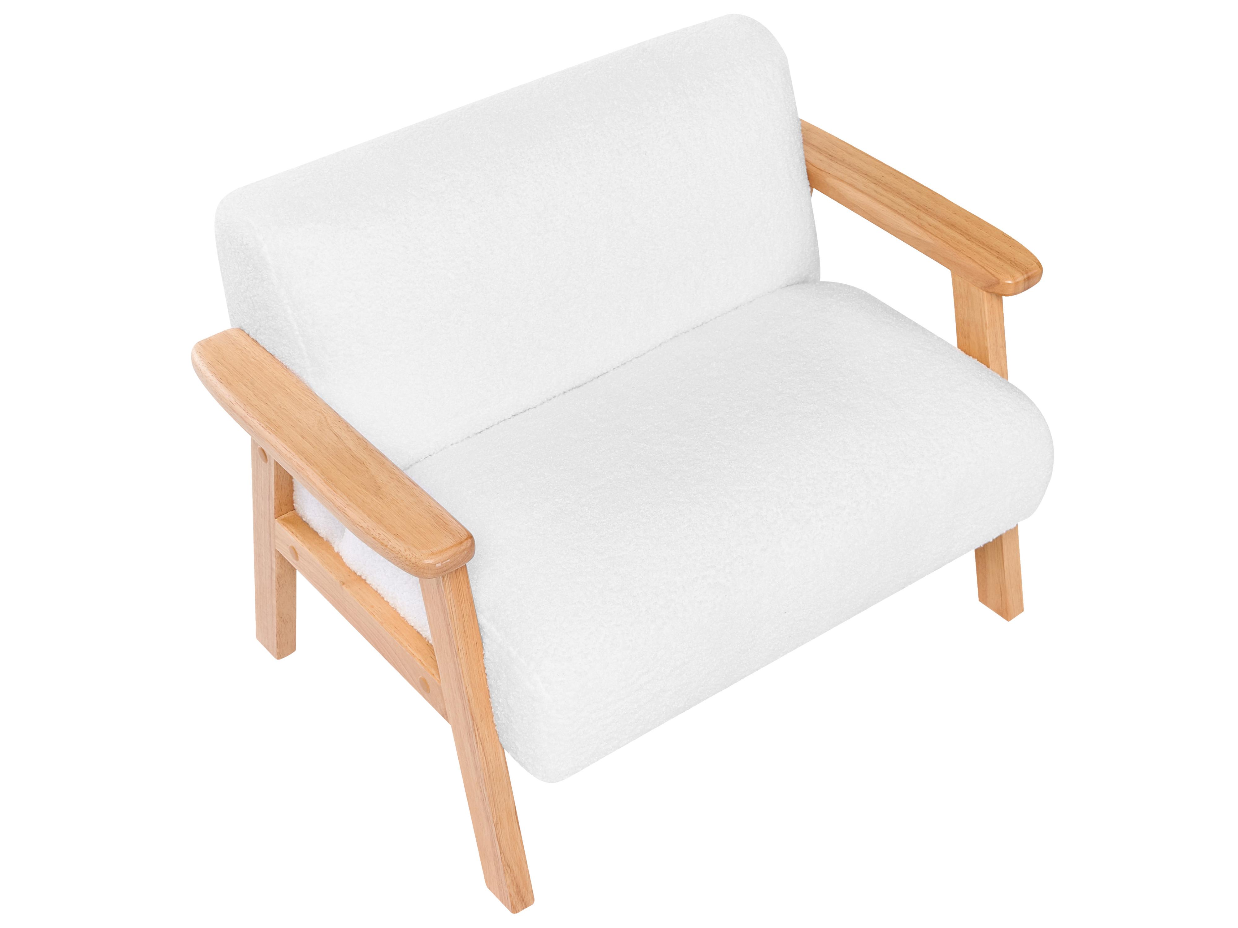 Kinderbank LALMO Bouclé Wit