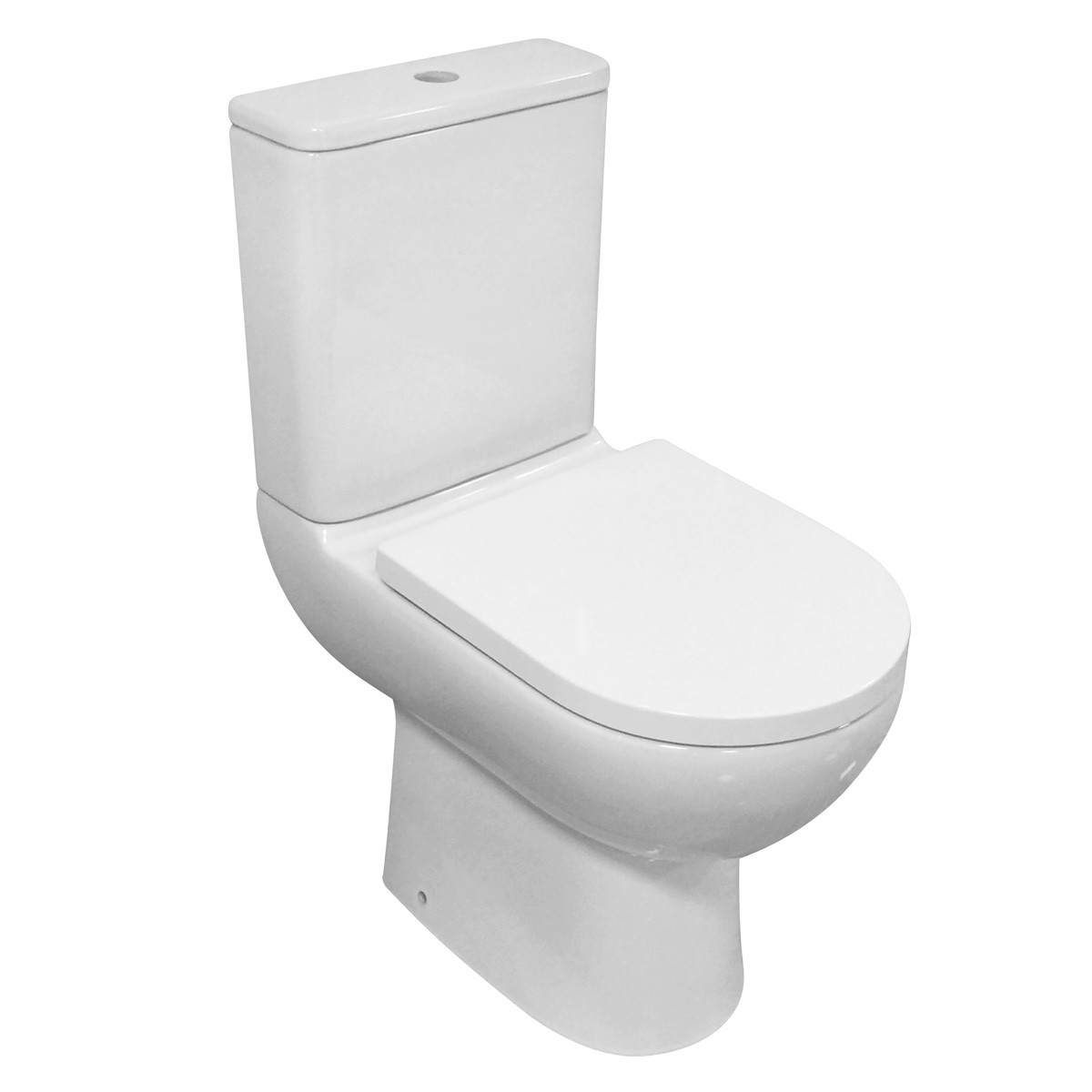Eastbrook Osterley Comfort toiletpot met vortex spoeling wit glans