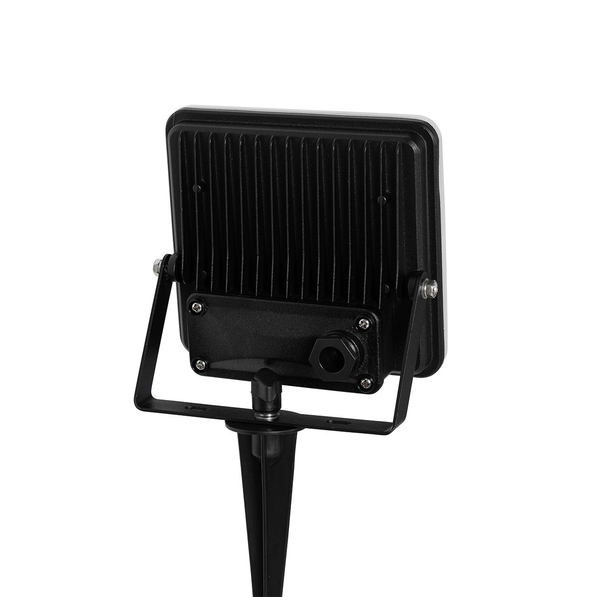 Smart straler zwart 14,5 cm incl. LED IP65 met grondpin - Ruud