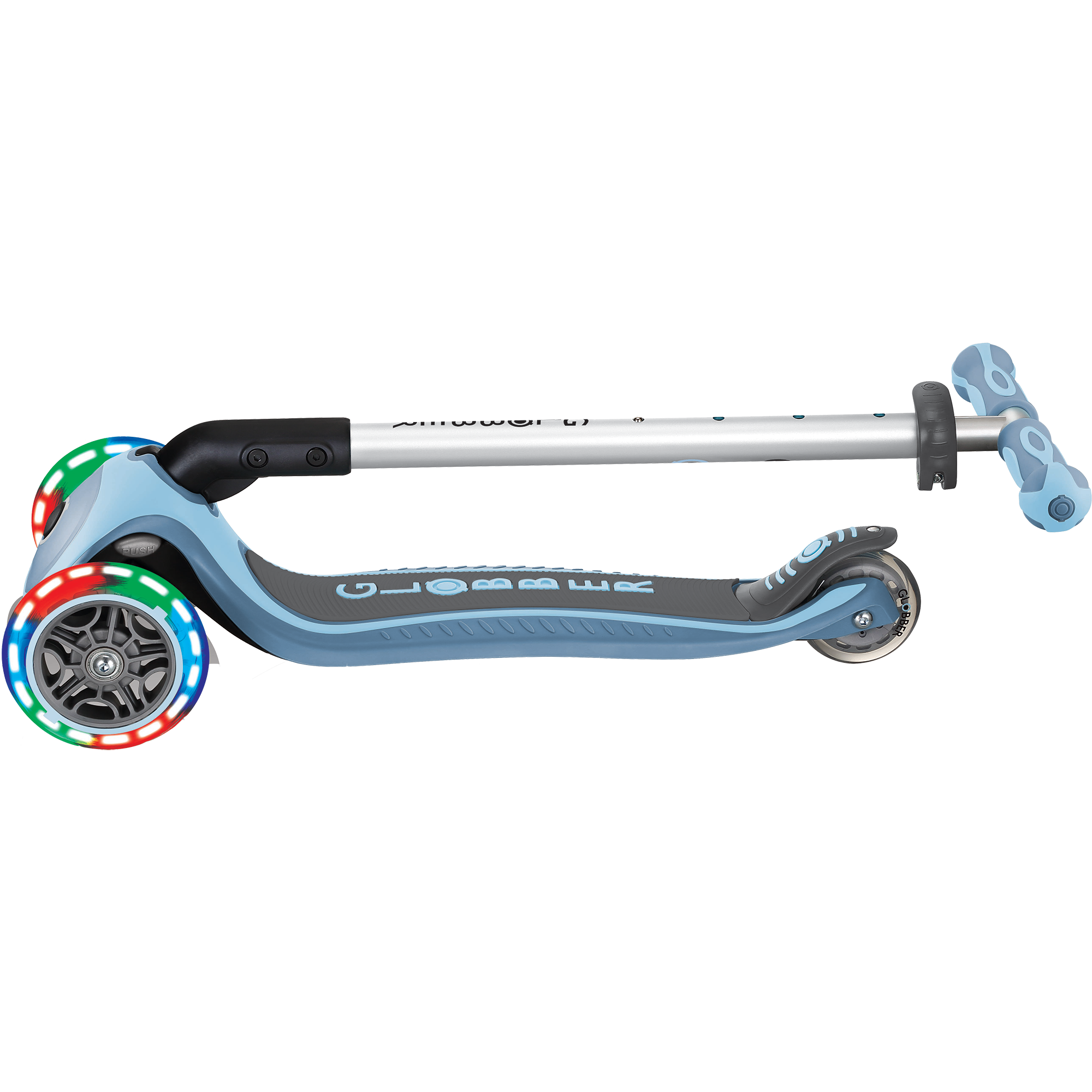 Globber Primo Foldable Premium Lights Scooter Kinder maya blue