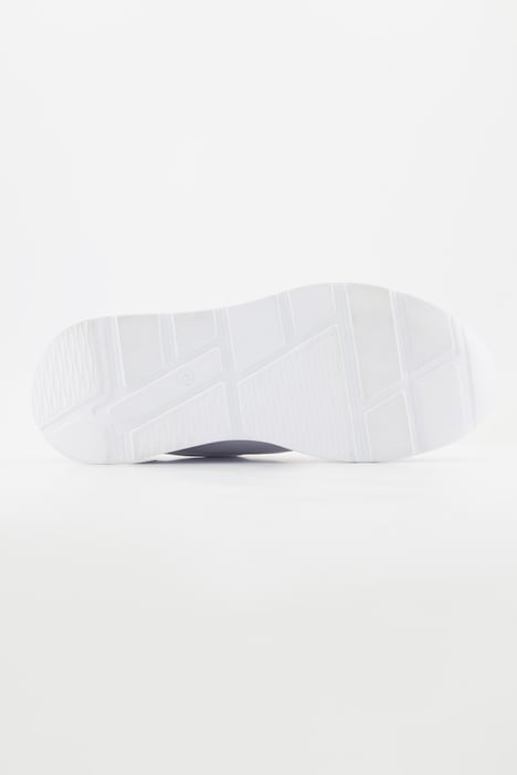 Leder-Sneaker, Farbakzente, Weite H
