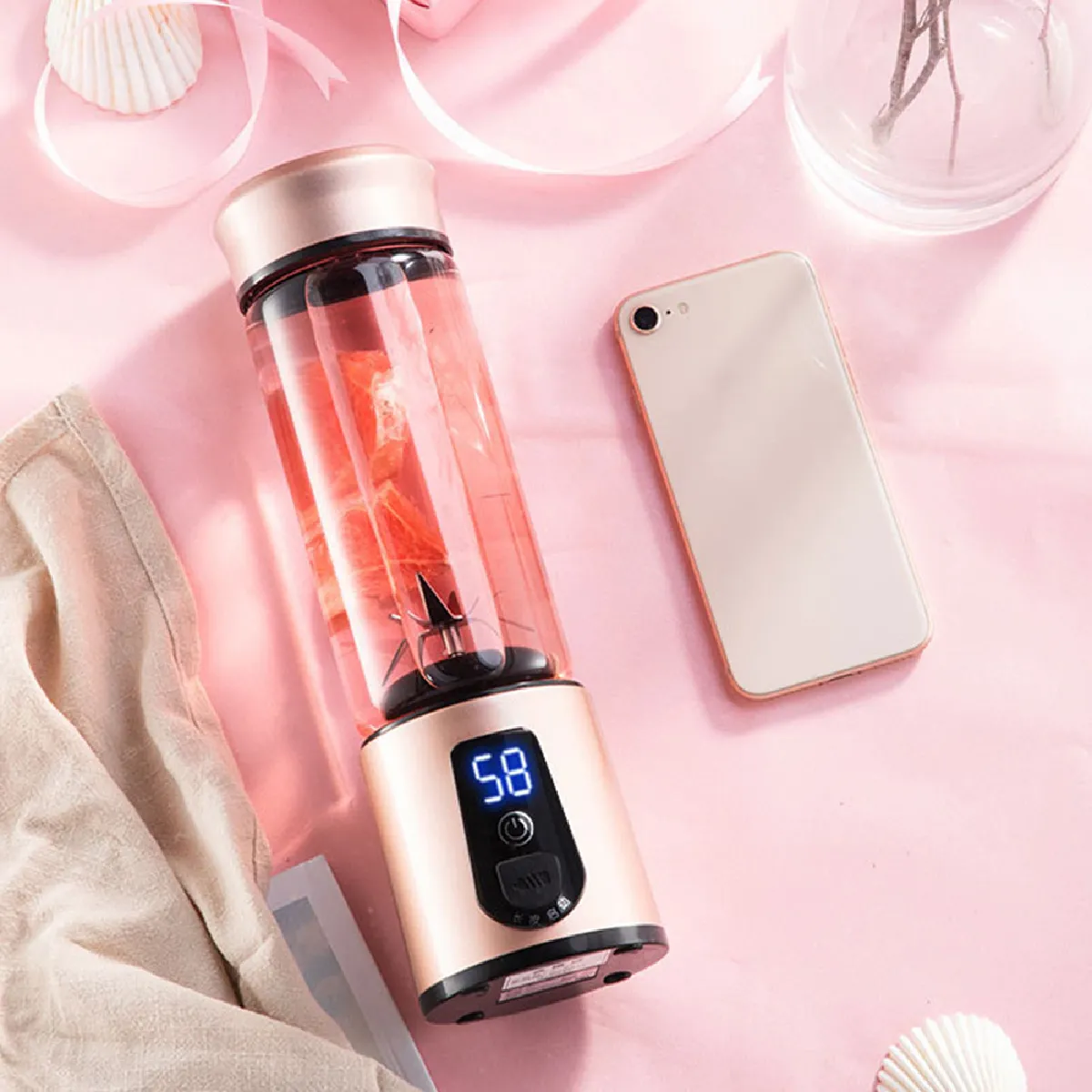 Universal Blender Portable Haute Puissance 6 Lames