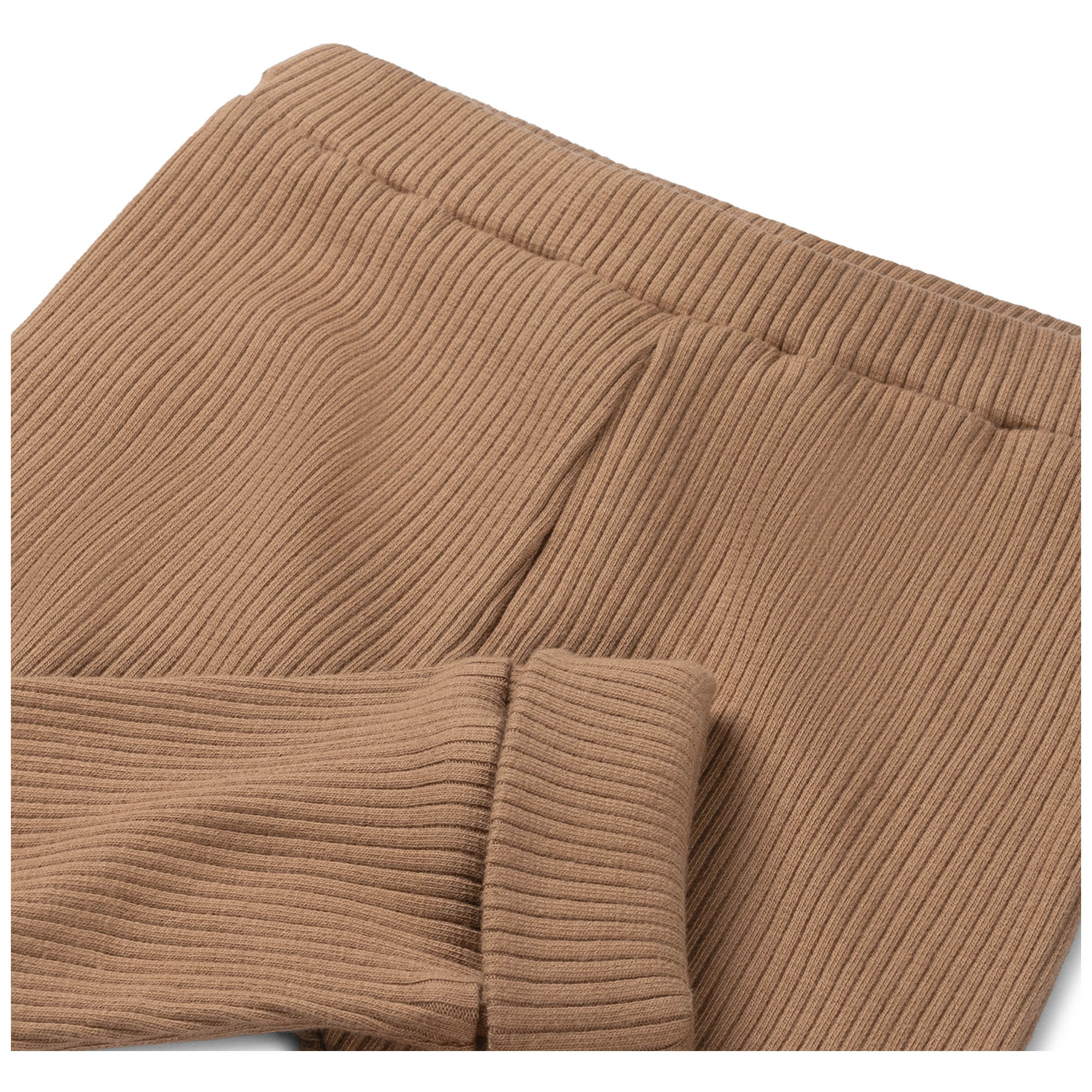 Prénatal newborn broek rib Pure  effen bruin