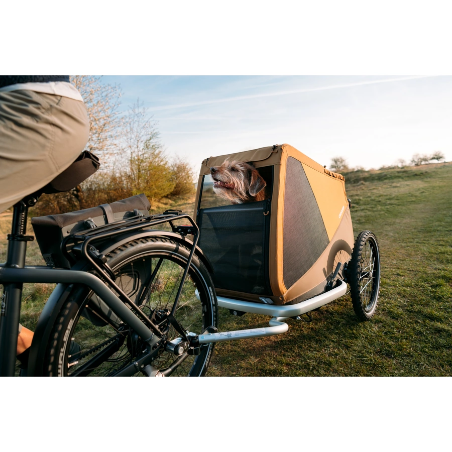 CROOZER Hundefahrradanhänger Dog Enna Sundown yellow