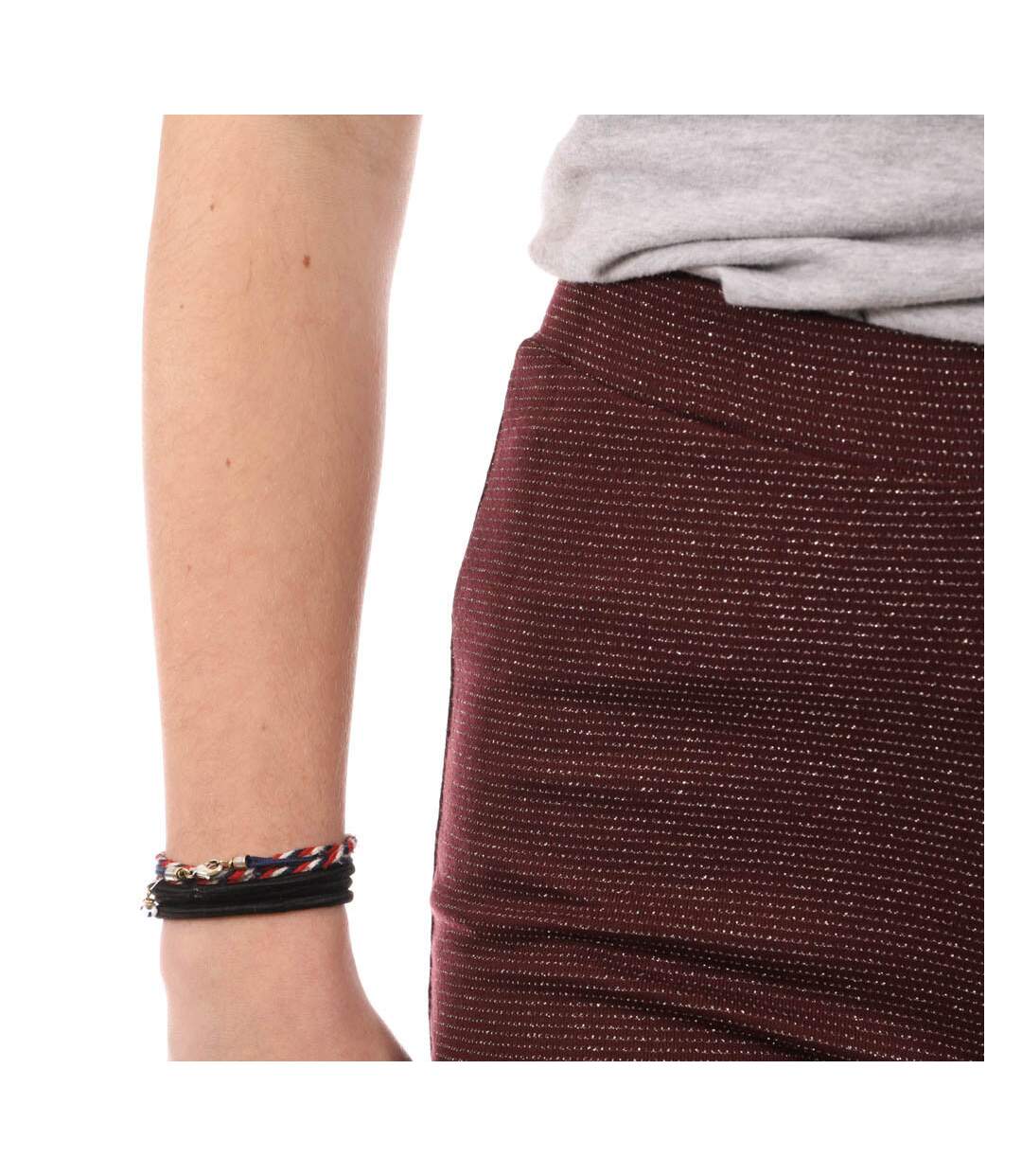 Pantalon Fluide Bordeaux Femme Only Flared