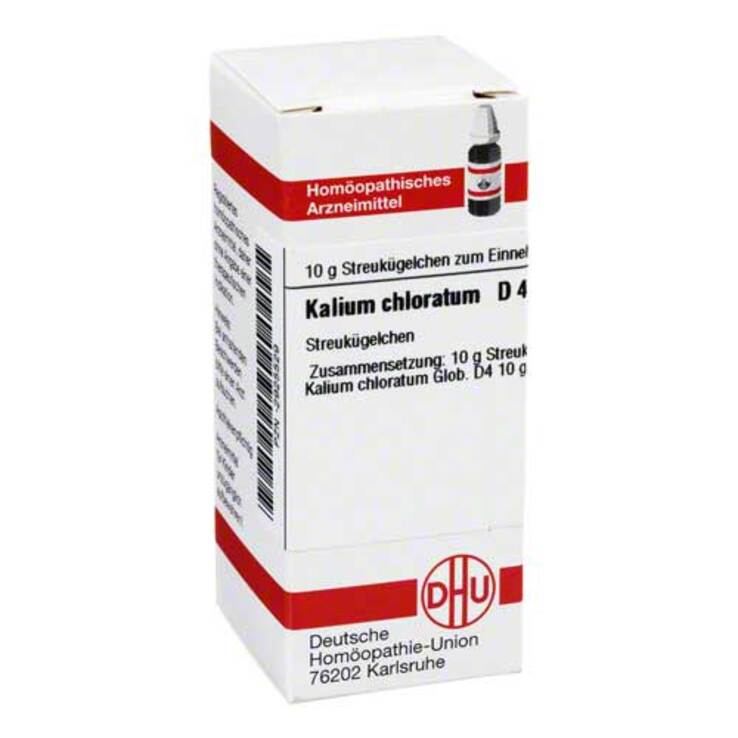 DHU Kalium chloratum D 4 Globuli, 10 g