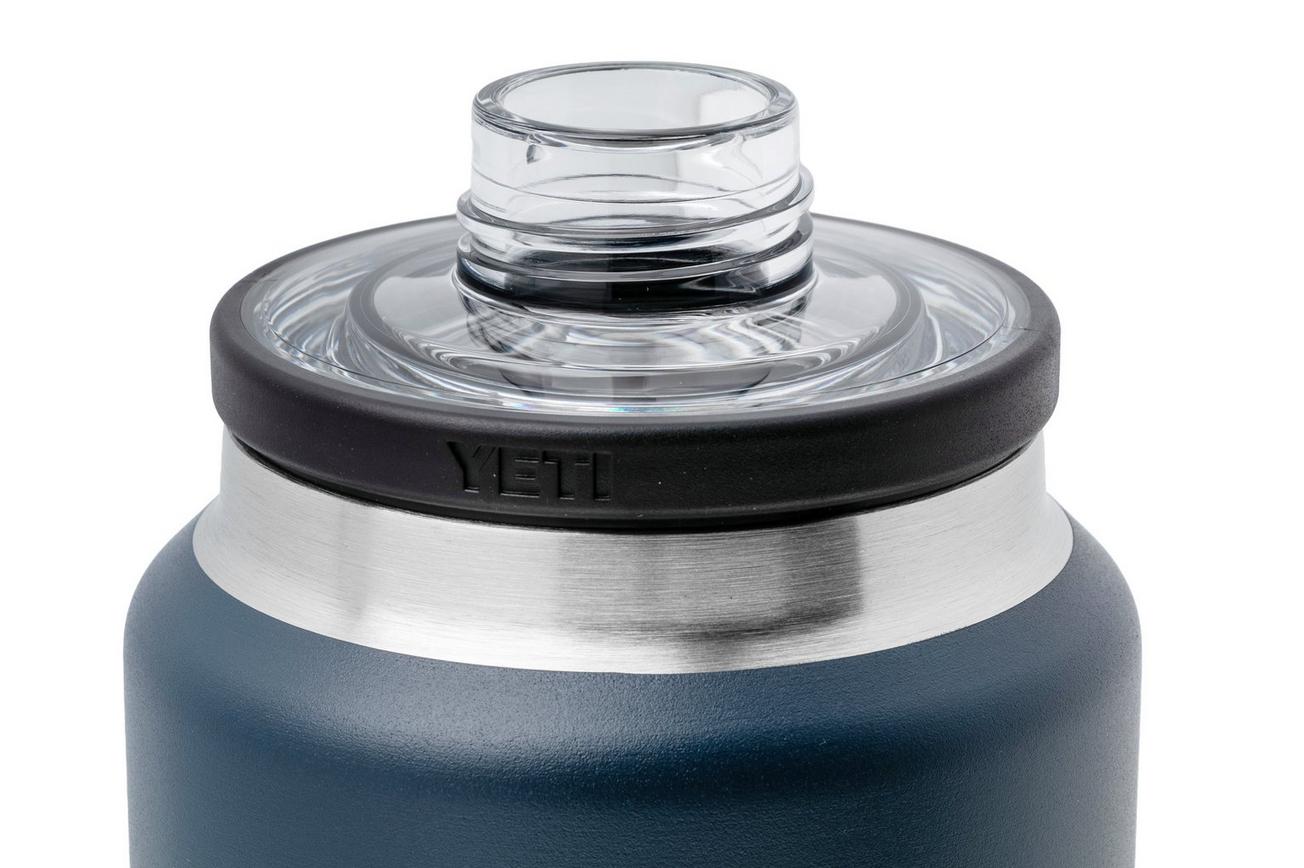 Yeti Rambler Bottle 36oz Chug Cap, Navy Blue, thermosfles met drinkdop, 1L