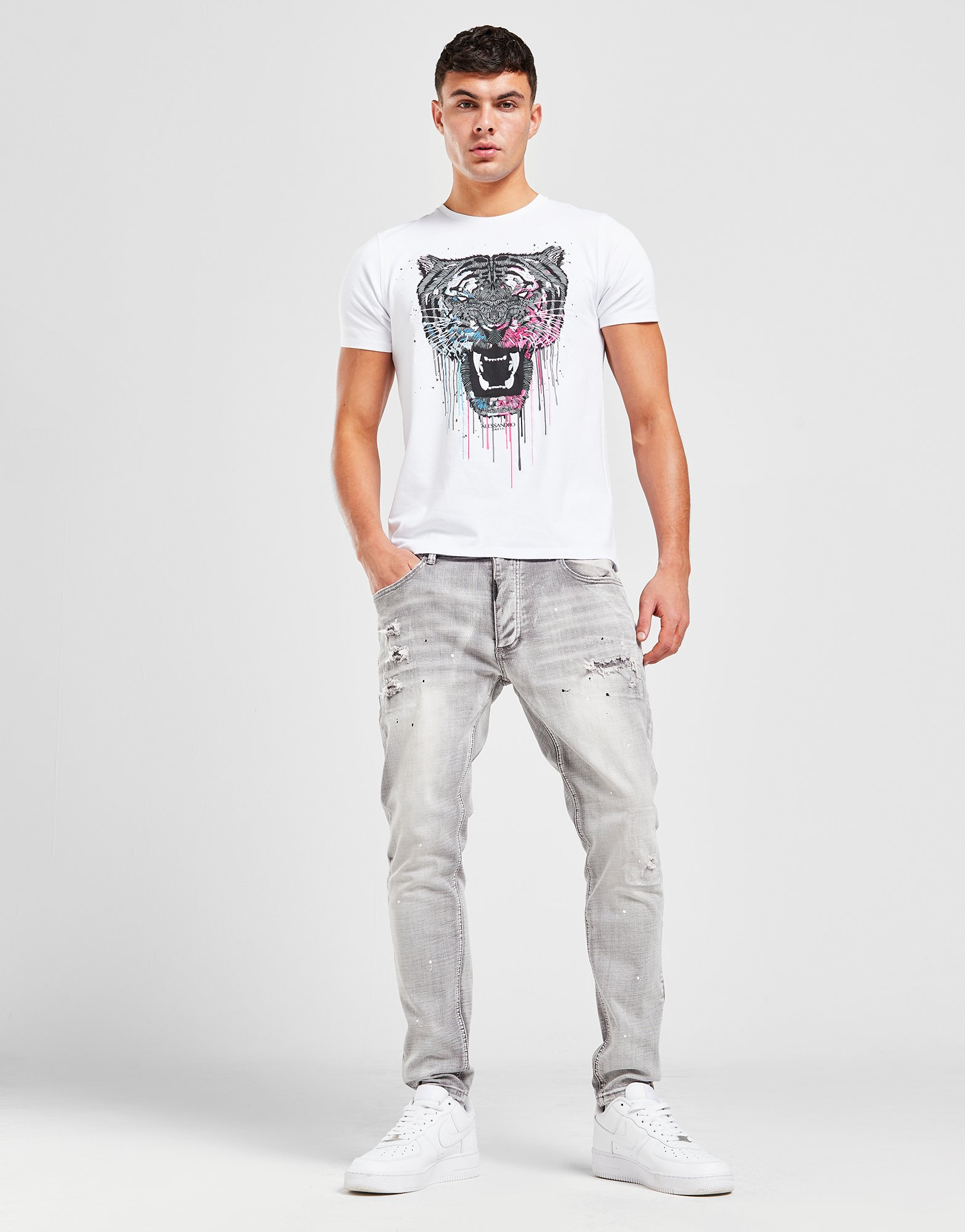 Alessandro Zavetti T-shirt Growler Imprimé Homme