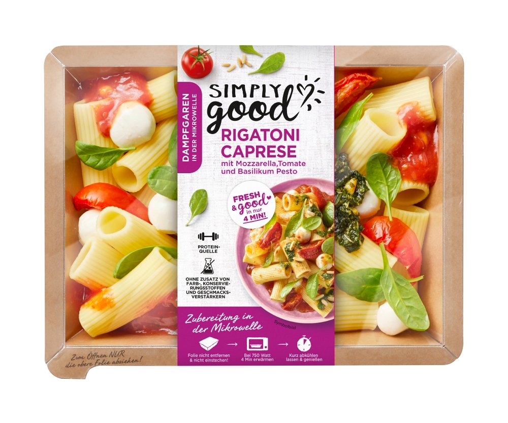 Simply Good Rigatoni Caprese