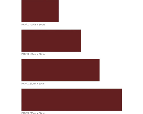 Keukenachterwand mySpotti Profix Paars Rood Effen Kleur 100 x 60 cm PX-10060-RAL3004-HB