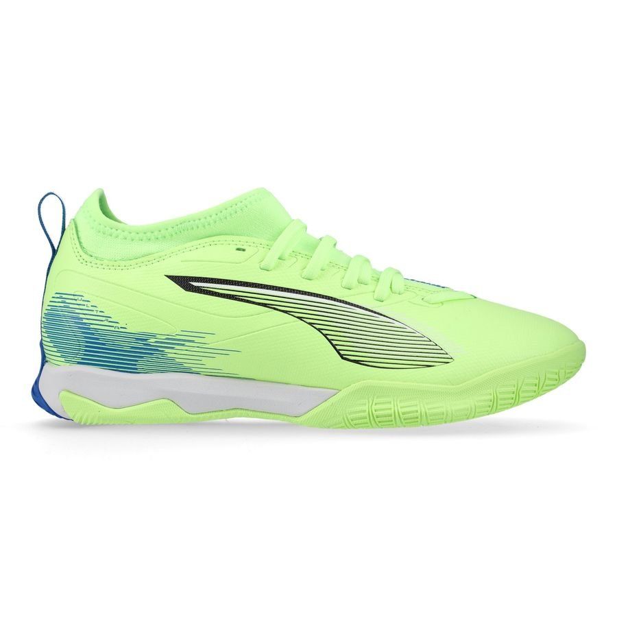 PUMA Ultra 5 Match IT   Mid Lights Out - Fizzy Apple/Blanc/Bleu Enfant