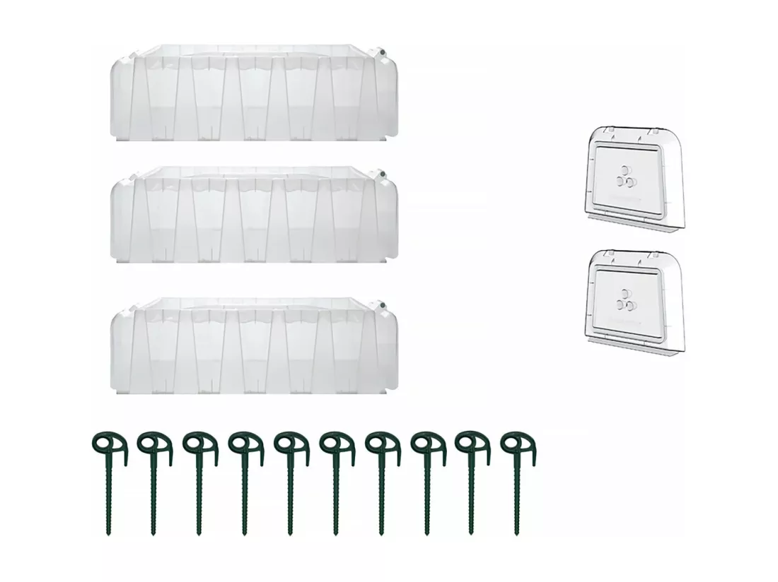 Kit de 3 tunnels de culture 