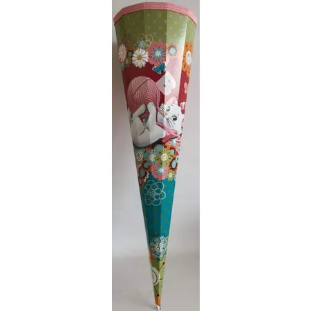 Nestler Schultüte Katzen ABC, eckig, 85 cm