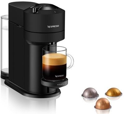 Nespresso Vertuo Next - Koffiepadmachine - Mat Zwart - Wifi - Bluetooth
