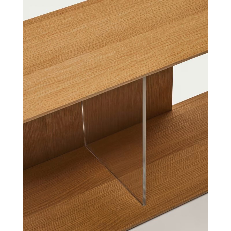 Lot de 2 étagères Litto modulables en placage de bois 101 x 76 cm