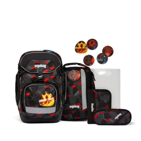 ergobag PACK Schulrucksack-Set TaekBärdo, 6 teilig